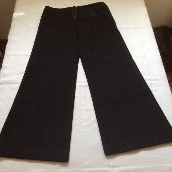 Early 2000 Paul Smith navy sailor pants in wool and cashmere blend, size 10 US - Picture 2 of 3